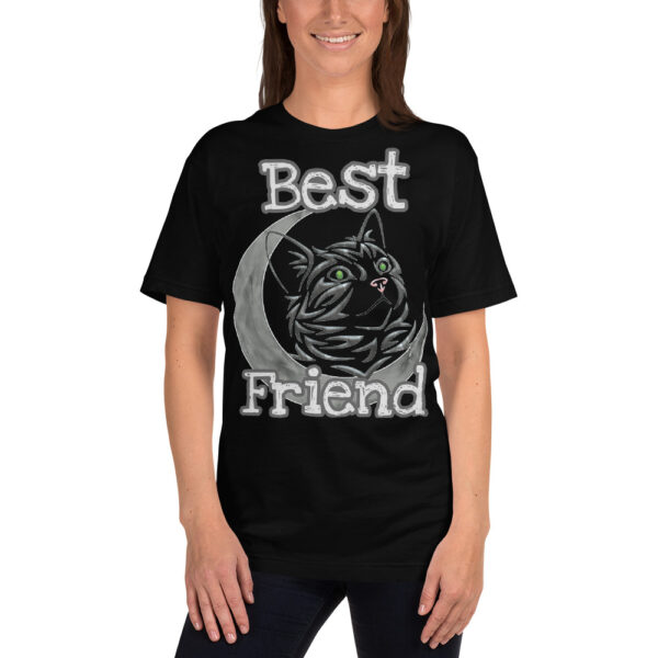 Cresent Moon with Kitty - Best Friend - Cat T-Shirt
