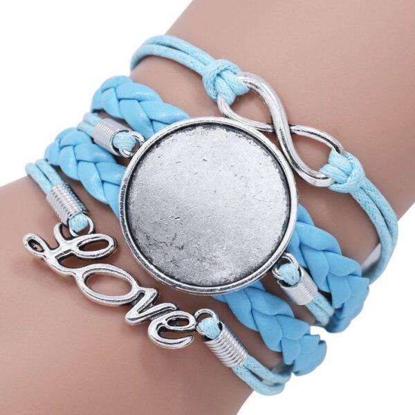 Infinity In Love leatherette Bracelet - Image 3
