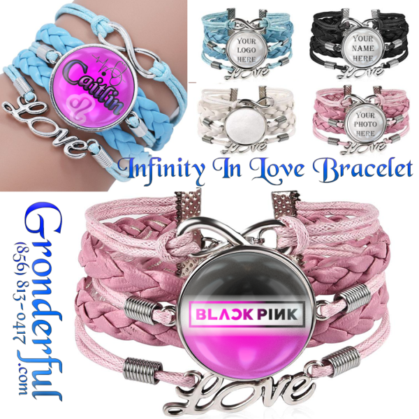 Infinity In Love leatherette Bracelet